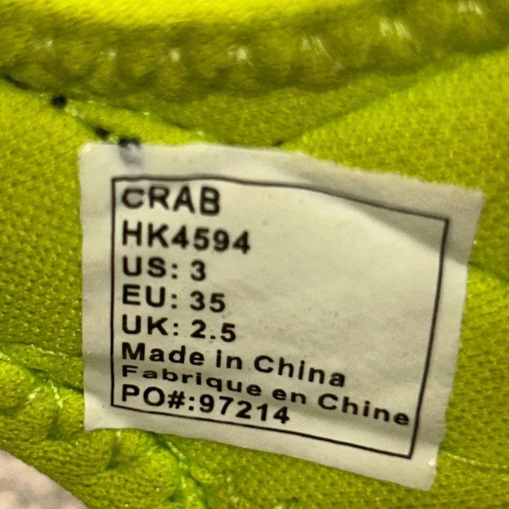 Kamik Kids' Gray and Green Outdoor Sandals size CLOSED-TOE SANDALS CRAB size 3